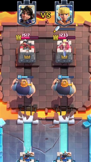 Princess vs Dagger Duchess #clashroyale #viral