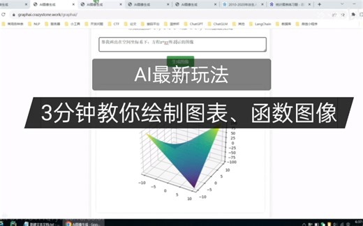 AI新玩法：教你使用AI制作图表，函数图像