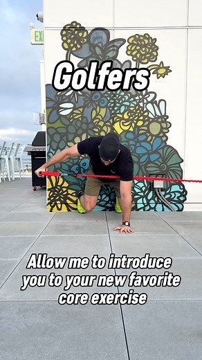 A couple important things to note 📝 You don’t need to use a ton of resistance for this movement—it’s super challenging 🥵 You can use a cable machine or resistance band MOST IMPORTANTLY: try to keep your hips as still as possible. Ideally the lower body looks like a statue (upon review I could have done a better job of this) #coreexercise #golfdrills #golfexercise | Fairway Golf Fitness