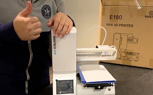 【简单开箱】Geeetech捷泰E180 mini3D printer 迷你3D打印机