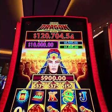 $90 BET BIG HANDPAY JACKPOT WIN JEWEL OF THE DRAGON FREE SPINS BONUS - HARD ROCK TAMPA - $1 Denom