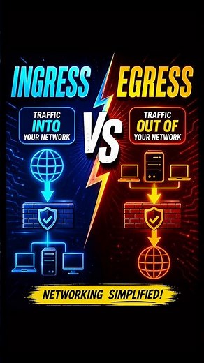Ingress vs Egress Explained in 20 Seconds | Kubernetes 101