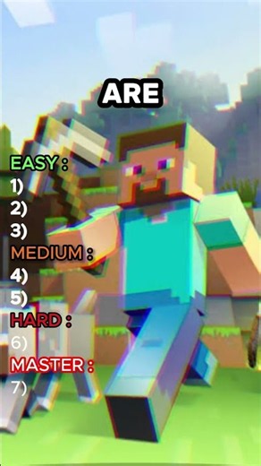 Minecraft Quiz! Try and get all of these right!