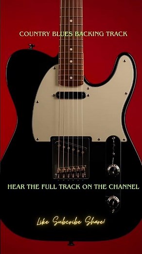 Fast Country Telecaster Blues Backing Track in E Major