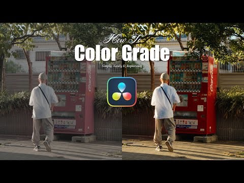 I Made Color Grading QUICK and SIMPLE (Free Powergrade)