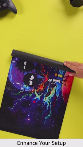 Large Gaming Mouse Pad Anime Night Sky Space Stars Custom Desk Pad,Mousepad with Non-Slip Rubber Base and Stitched Edges Mouse Mat,Portable Desk Mat for Office,Computer Work,Game,31.5X15.7