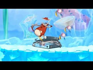 Rayman Origins - Playthrough [Part 12 - Gourmand Land - Polar Pursuit] [ENG]
