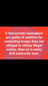 Basic training 101: What is the Uniform Code of Military Justice and what are illegal orders. What to do if you are issued an illegal order. How to refuse an illegal order. How to report an illegal order. | MN DFL Senate District 22