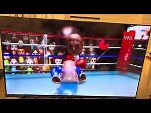 A fantastic Wii Sports Boxing tournament against Anna