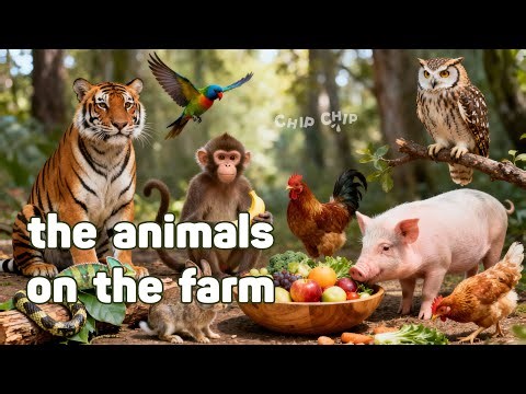 Relaxing Animal Sounds & Cute Moments | Elephant, Monkey, Chicken, Dog & Cat