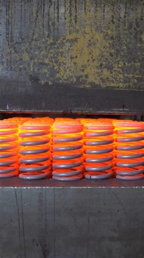 Hydraulic Press vs Glowing Steel Springs – Satisfying Destruction