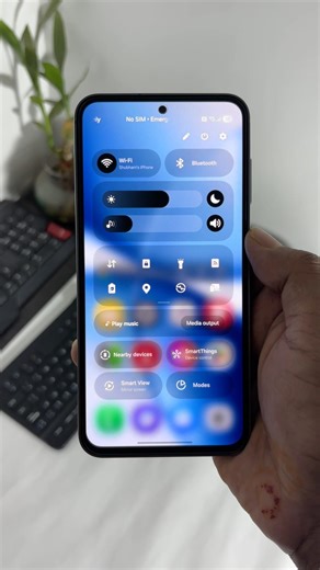 Make One UI 8 Glass Control Center #samsung #oneui8 #samsungtips #oneui #liquidglass