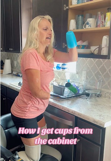 How I Retrieve Cups as a Quad Amputee