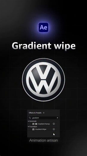 Akash Negi | Motion Designer | Tutorials on Instagram: "WIPE AWAY THE ORDINARY! Master the gradient wipe effect in After Effects and take your transition game to the next level! #AfterEffectsTutorial #GradientWipe #VFX #explorepage #trendingreels #viralreels #reelsinstagram #reelitfeelit"