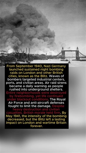 The Blitz: London Under Night Bombing (1940–41)