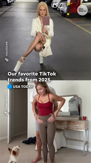 Stop scrolling! Check out some of our favorite TikTok trends from 2025 including the Nicki Minaj high heel challenge, Group 7, the "Air walk” from "Dancing with the Stars" and the “You better be nice” trend. | The Canton Repository / CantonRep.com
