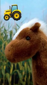 NEIGHHH🐴...Farmer Blippi Drives a HORSE in his Cool Tractor🚜 ! #shorts