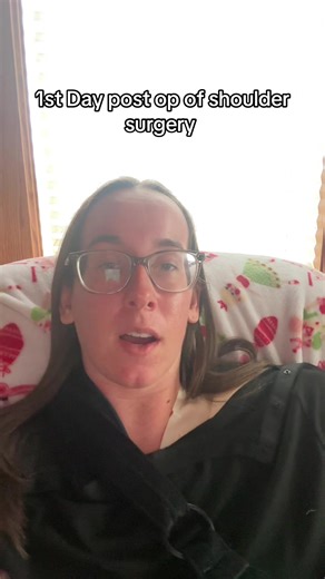 First Day Post Shoulder Surgery Update