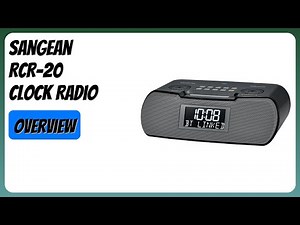 REVIEW (2026): Sangean RCR-20 Clock Radio. Features