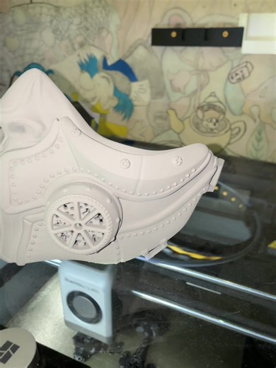 This is the coolest mask we’ve made so far we’ve made a lot and this one is our favorite. I can’t wait to see the transformation #STLFLIX #3dprinting #mask #customized