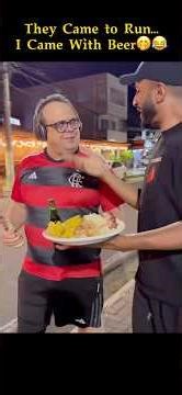 They Came to Run… I Came With Beer😂 #shorts #viralshorts #shortsviral #comedy #funny #funnyshorts