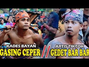 Gasing Ceper Vs gebet Bar Ba //Peresean Batu Rakit 2025