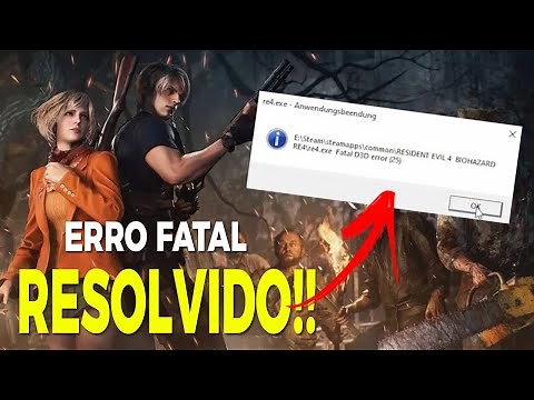 ERRO FATAL D3D EM JOGOS I RESIDENT EVIL 4 REMAKE, CORRIGINDO O ERRO DE UMA FORMA SIMPLES E FÁCIL!!