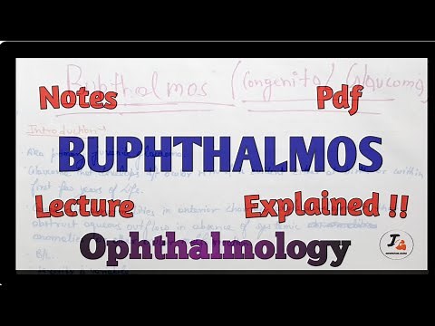 Buphthalmos Ophthalmology