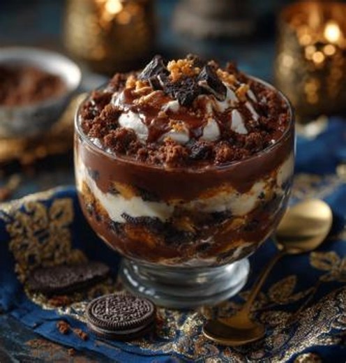 EASY RECIPE for Oreo Chocolate Trifle : Layered Brownie Pudding Dessert (PDF Pattern) - Etsy