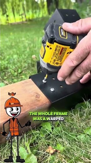 Bob presenting the new modern effective way of using brackets to build an wood structure. #voiceover