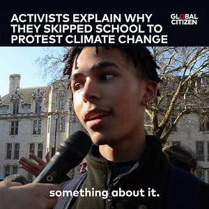 142K views · 1.1K reactions | Heroic students all over the country just skipped school to protest climate change! Let's give them the platform they deserve ✊ (Wait until the end — it's worth it we promise). | Global Citizen | Facebook