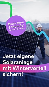 ❄️⚡ MVV Winter-Angebot! ☀️ Berechnen Sie Ihre ideale PV-Anlage & Ihr persönliches Einsparpotenzial 🎁 Jetzt 9 Gratis-PV-Module sichern – exklusiv im Winter-Angebot 🏡 Mehr Unabhängigkeit & niedrigere Stromkosten ⏳ Nur für kurze Zeit – jetzt profitieren! | MVV