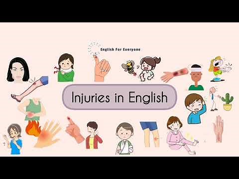 learn Common Injuries in English with Pictures and Examples