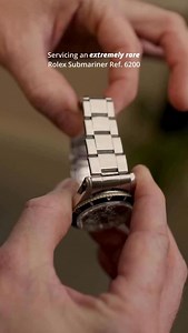 Fresh from a complete service, this rare Submariner ref. 6200 is running as flawlessly as the day it left Rolex in the 1950s. Service and video by @tempuswatchservice | DailyWatch