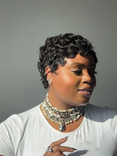 Pin Curled Pixie Wig Tutorial Using Ruka Hair