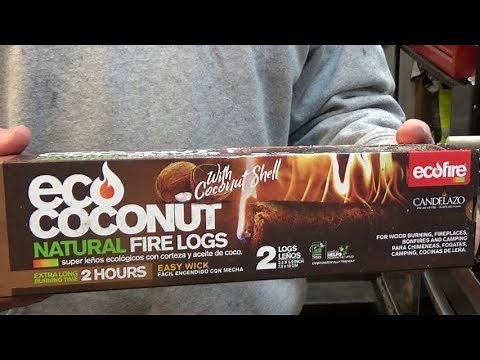 Eco Coconut Natural Fire log by Ecofire