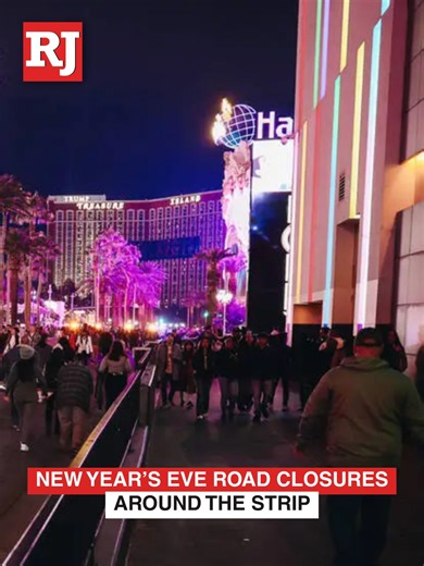 When the expected record-breaking crowd of over 340,000 revelers ring in the new year this week on the Strip, many roads in and around the resort corridor will be shut to traffic for hours Wednesday into Thursday. From Las Vegas Boulevard and multiple Interstate 15 off-ramps, motorists should plan ahead to ensure they don’t encounter a blocked street to end 2025. Read more at LVRJ.com