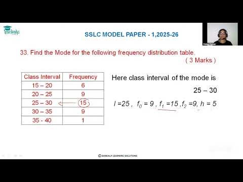 Model Question paper 1 - Maths - EM - Qno 33B