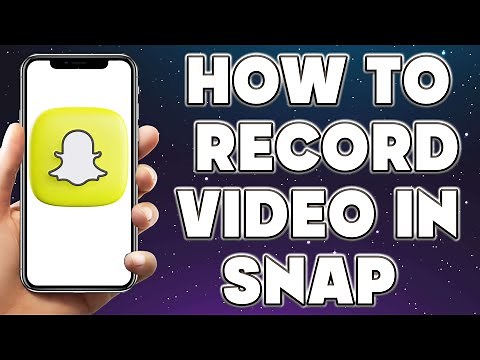 How To Record Video In Snap | How To Record On Snapchat Without Holding Record Button