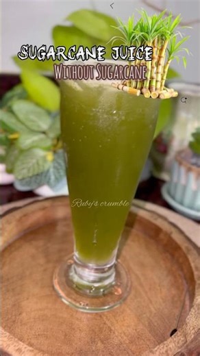 Suganecane juice without sugarcane /instant sugarjuice #rubyscrumble #gannekajuice