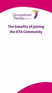 As a valued member of OTA, you'll have access to a wide range of benefits. To assist with your learning and development, OTA membership includes an automatic online CPD tracker so you can record any CPD hours you register from OTA. Find out more | aé.io/2831ad #OTA | Occupational Therapy Australia