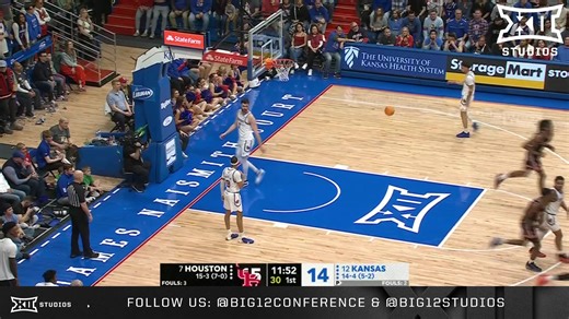 14K views · 507 reactions | #7 HOUSTON BEATS #12 KANSAS IT IN DOUBLE OVERTIME #7 Houston vs. #12 Kansas Highlights #Big12MBB | Houston Cougar Men's Hoops | Big 12 Conference | Facebook