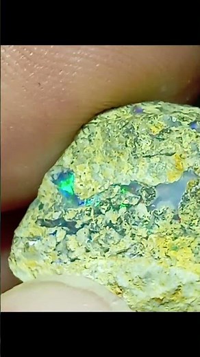 Precious Opal Matrix in Phonolite Rock from Dubnik Opal Mines Slovakia