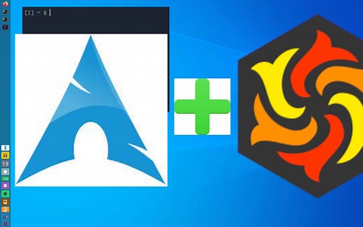 从零开始安装archlinux以及wayfire窗口管理器：在qemu虚拟机中演示