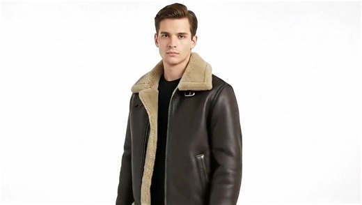 Men’s RAF B3 Sheepskin Bomber Jacket | Aviator Pilot Flying Leather Coat | Vintage Shearling Winter Jacket | Handmade Warm Outerwear for Men - Etsy