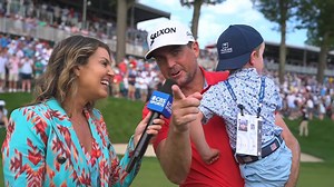 Keegan Bradley's interview after winning Travelers