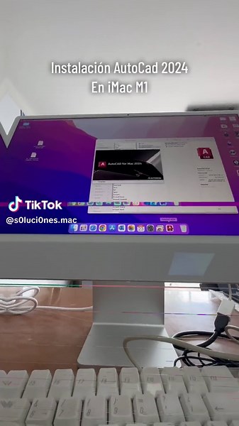 Instalación de AutoCad 2024 en iMac M1