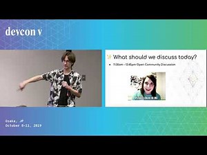 Ethereum roadmap 2020 Say Hello and Opening Ceremony Devcon5