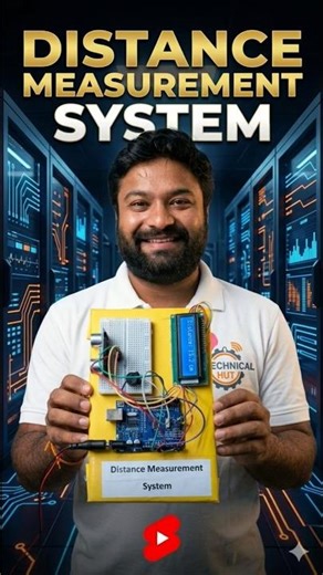 Distance Measurement System using Arduino and Ultrasonic Sensor #arduino #shorts #tech #trending #ai