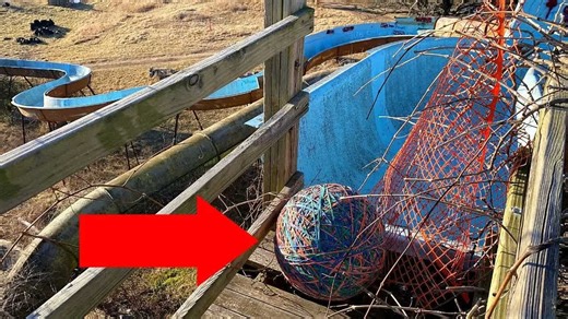 What Happens When A 100LB Ball Hits A Water Slide